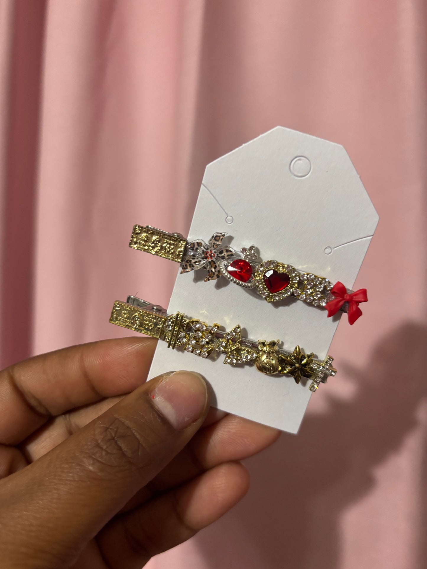 Ruby Rose Hair Clips