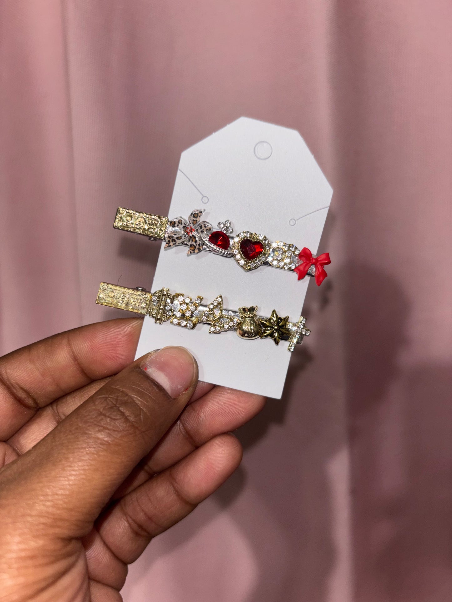 Ruby Rose Hair Clips